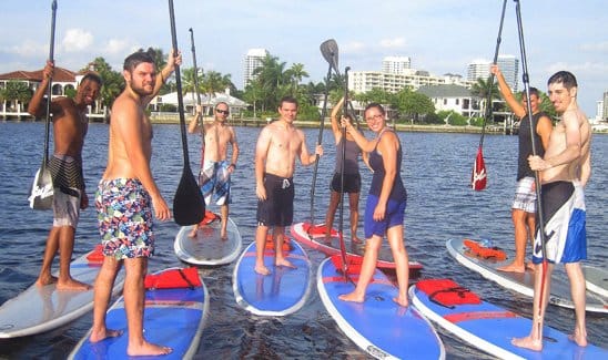 PaperStreet Paddleboarding from behind