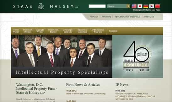 Washington Law Firm Web Design Staas And Halsey Llp 9462