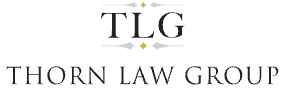 Logo of Thorn Law Group, featuring the acronym TLG in large letters above the full name.