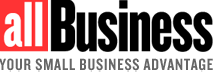 AllBusiness logo with red 'all' in a red box and the words 'YOUR SMALL BUSINESS ADVANTAGE' in gray underneath 'Business'.